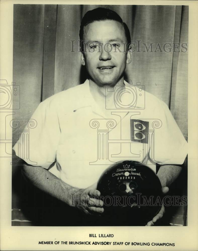 Press Photo Brunswick advisory staff bowler Bill Lillard - sas16718 - Historic Images