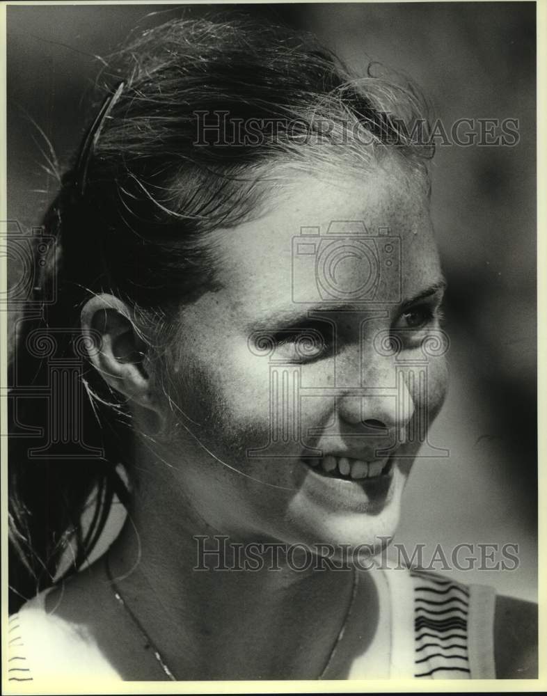 1986 Press Photo Tennis player Holly Ann Lloyd - sas16739 - Historic Images