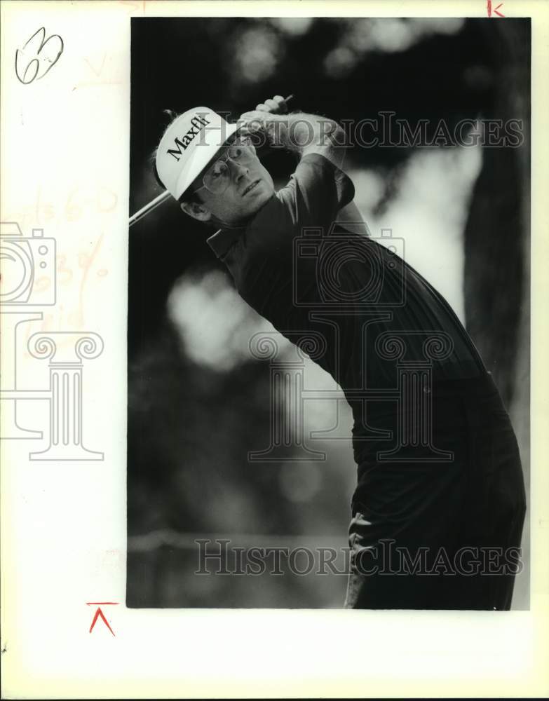 1990 Press Photo Golfer Mike Reid plays the Texas Open - sas16761 - Historic Images