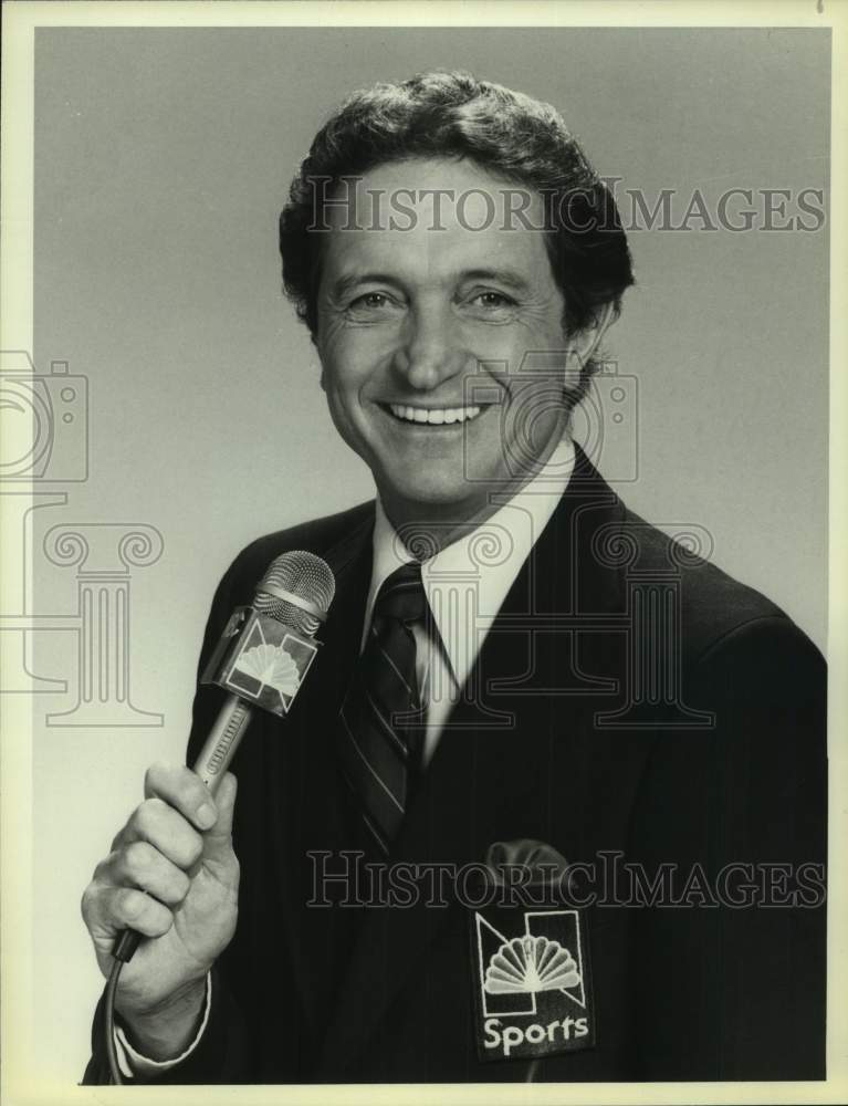 1983 Press Photo NBC Sports college basketball commentator Al McGuire - Historic Images