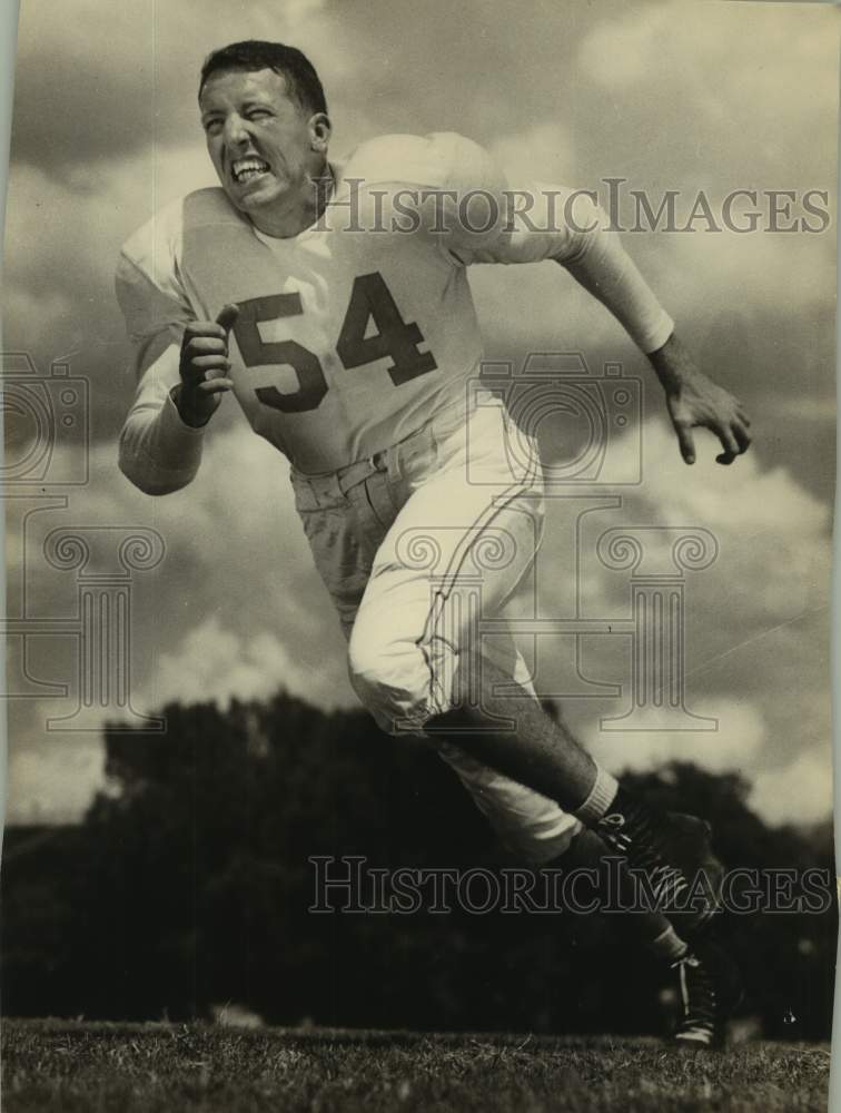 Press Photo University of Texas football player Dick Rowan - sas16930 - Historic Images
