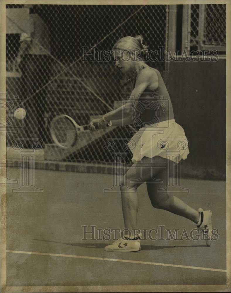 1978 Press Photo Tennis player Stacy Margolia in action - sas16993 - Historic Images
