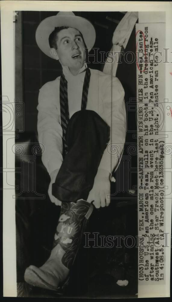 Press Photo American track and field athlete Wes Santee - sas17001 - Historic Images