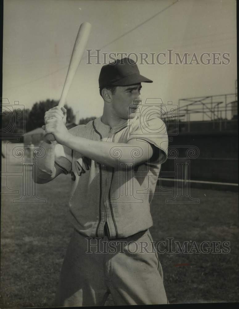 Press Photo Baseball player Russ Rosberry - sas17009 - Historic Images