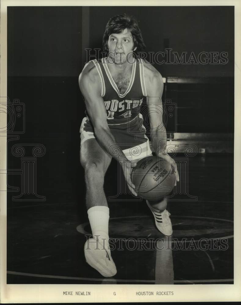 Press Photo Houston Rockets basketball player Mike Newlin - sas17017 - Historic Images