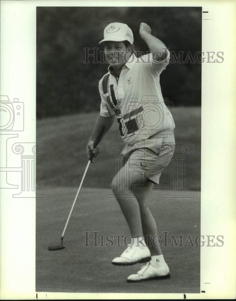 1991 Press Photo Golfer Bill Maese plays the Elaine Noll-Paul Thompson tourney - Historic Images