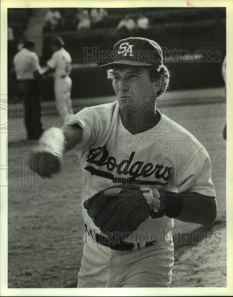 1983 Press Photo San Antonio Dodgers baseball player Scotty Madison - sas17046 - Historic Images