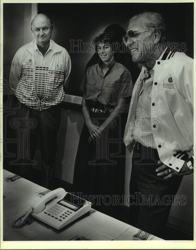 1987 Press Photo San Antonio Racquets team tennis participants - sas17051 - Historic Images