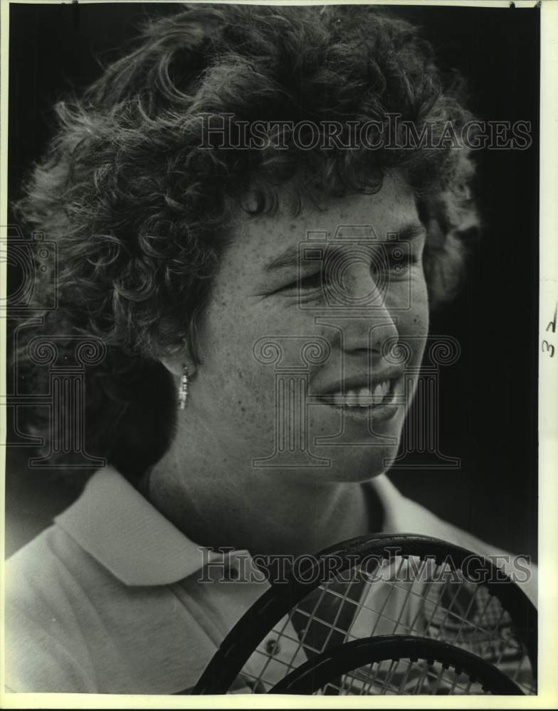 1987 Press Photo Tennis player Gretchen Rush Magers - sas17057 - Historic Images