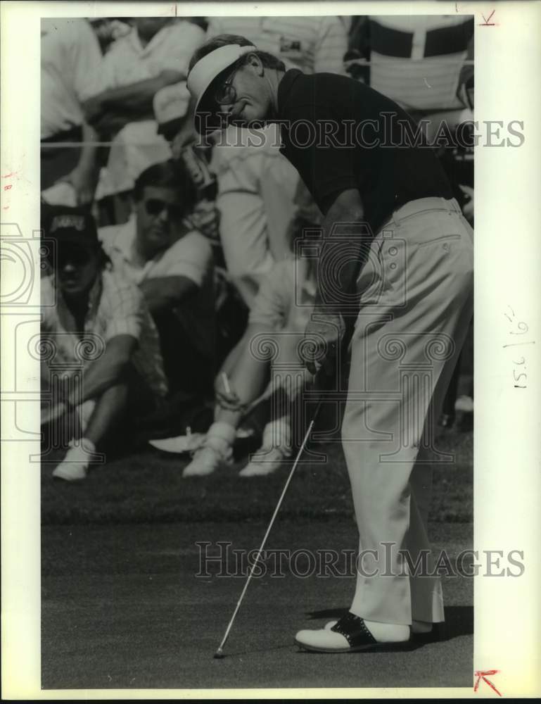 1988 Press Photo Golfer Tom Kite in action - sas17096 - Historic Images