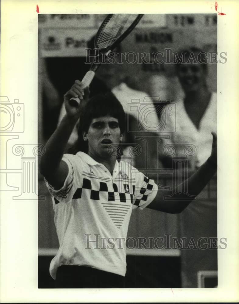 1987 Press Photo San Antonio Racquets team tennis player Eric Korita - sas17104 - Historic Images