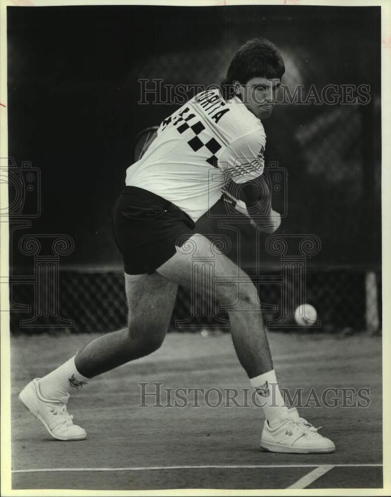 1987 Press Photo San Antonio Racquets team tennis player Eric Korita - sas17110 - Historic Images