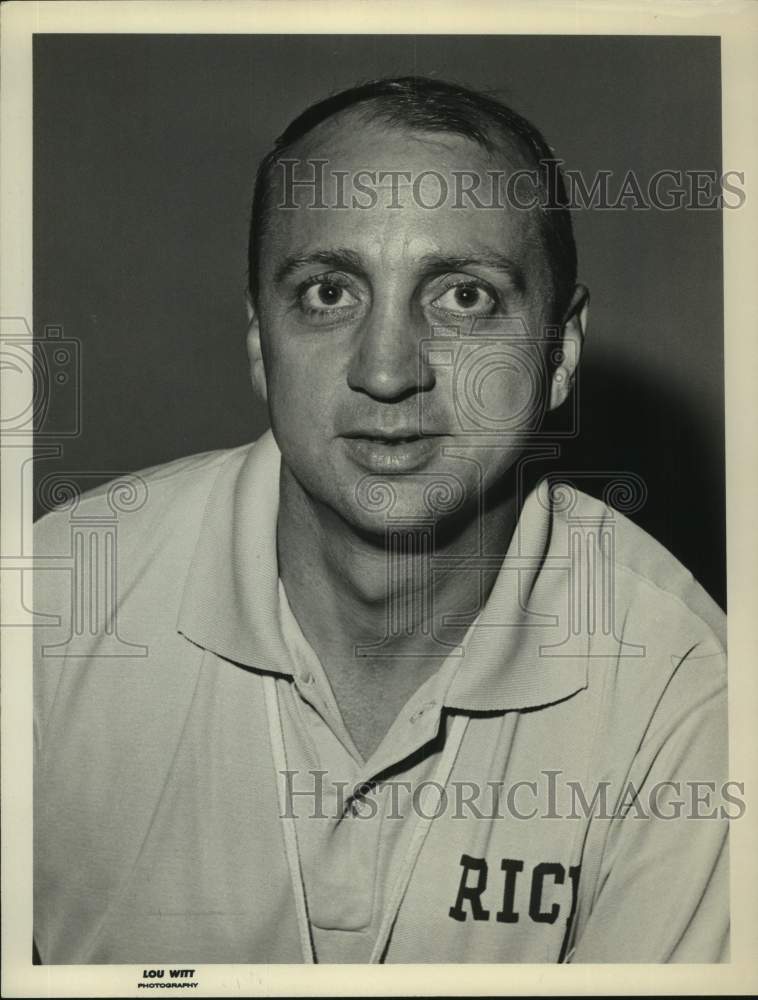 Press Photo Rice University basketball coach Don Knodel - sas17111 - Historic Images