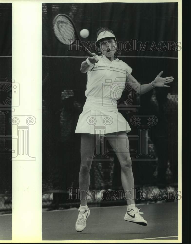 1986 Press Photo Trinity college tennis player Jana Klepac - sas17133 - Historic Images