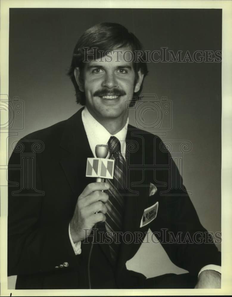 Press Photo NBC sportscaster John Naber - sas17192 - Historic Images