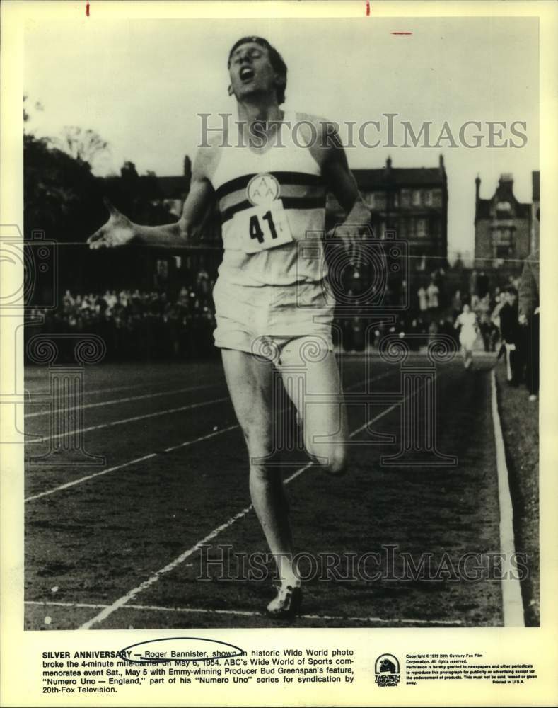 1981 Press Photo World record mile runner Roger Bannister - sas17315 - Historic Images