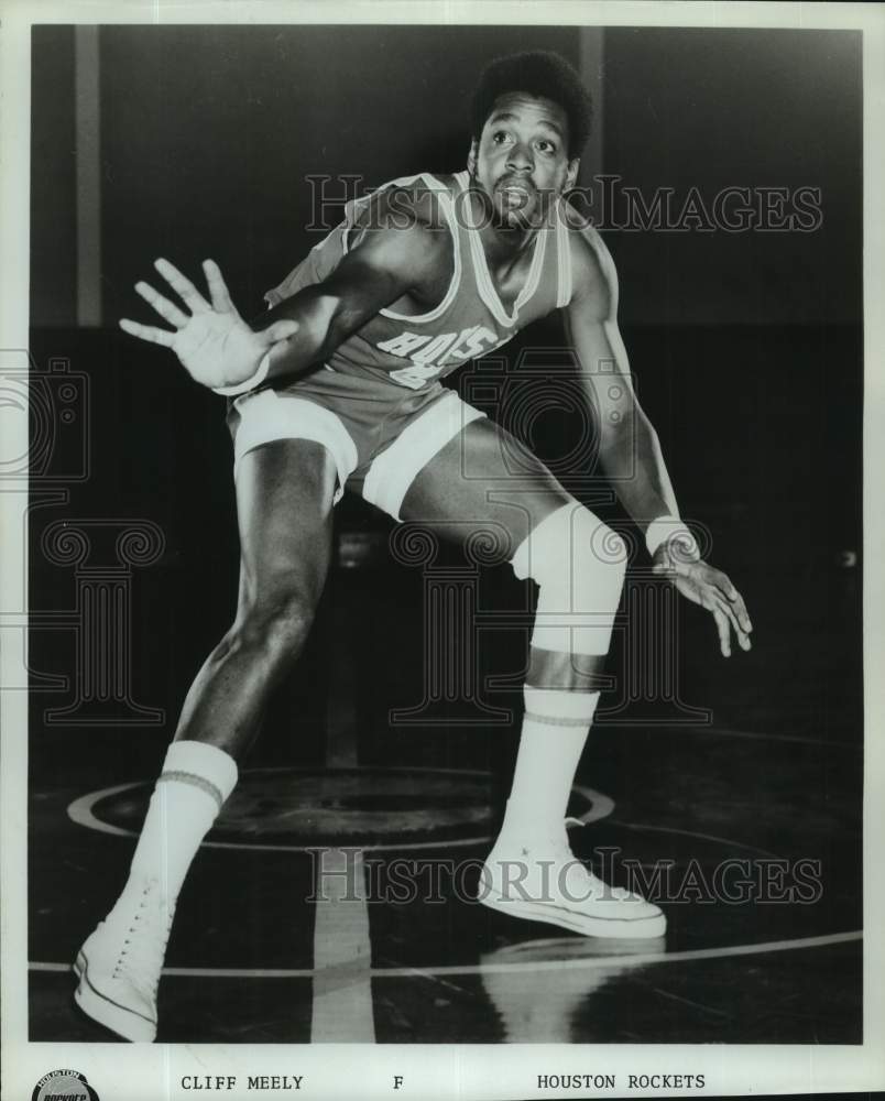 1973 Press Photo Houston Rockets basketball player Cliff Meely - sas17 ...