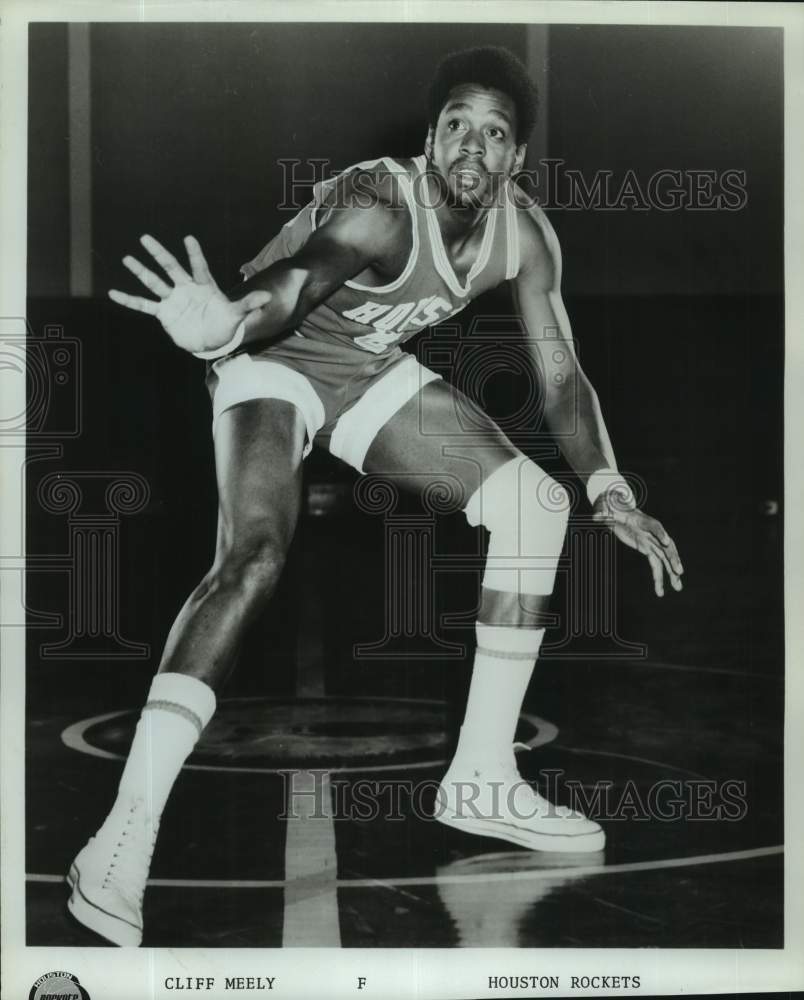 1973 Press Photo Houston Rockets basketball player Cliff Meely - sas17398- Historic Images