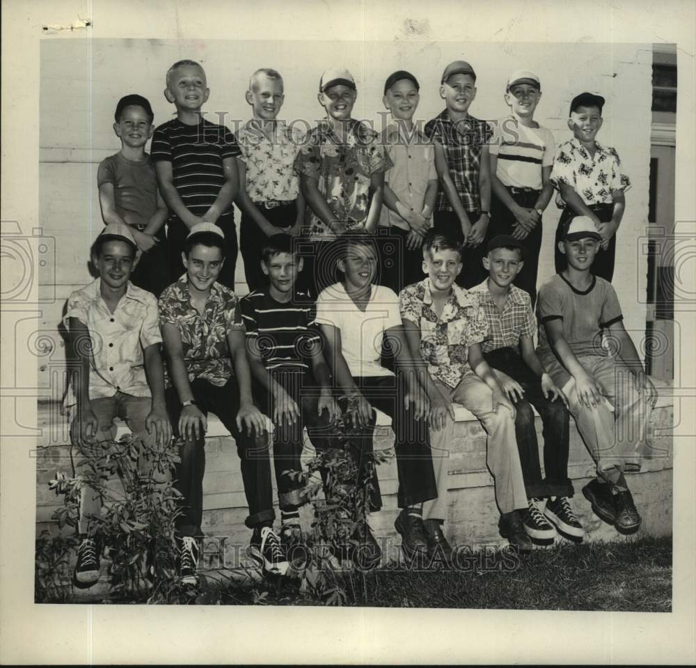 1951 Press Photo Alamo Heights all-stars baseball players - sas17451- Historic Images