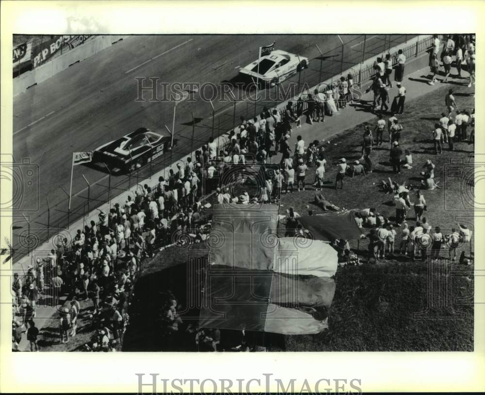 1988 Press Photo Nissan Grand Prix auto race - sas17766- Historic Images