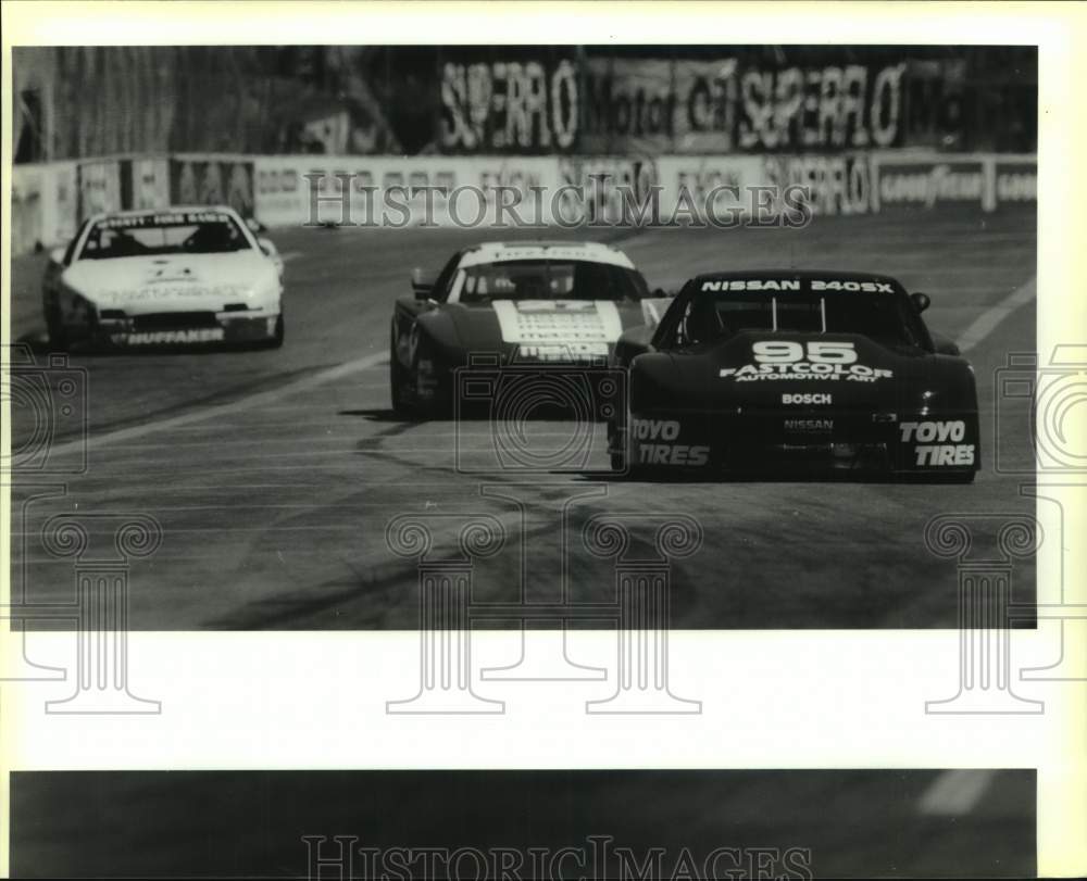 1989 Press Photo Race driver Bob Leitzinger on his way to a GTU win - sas17779 - Historic Images
