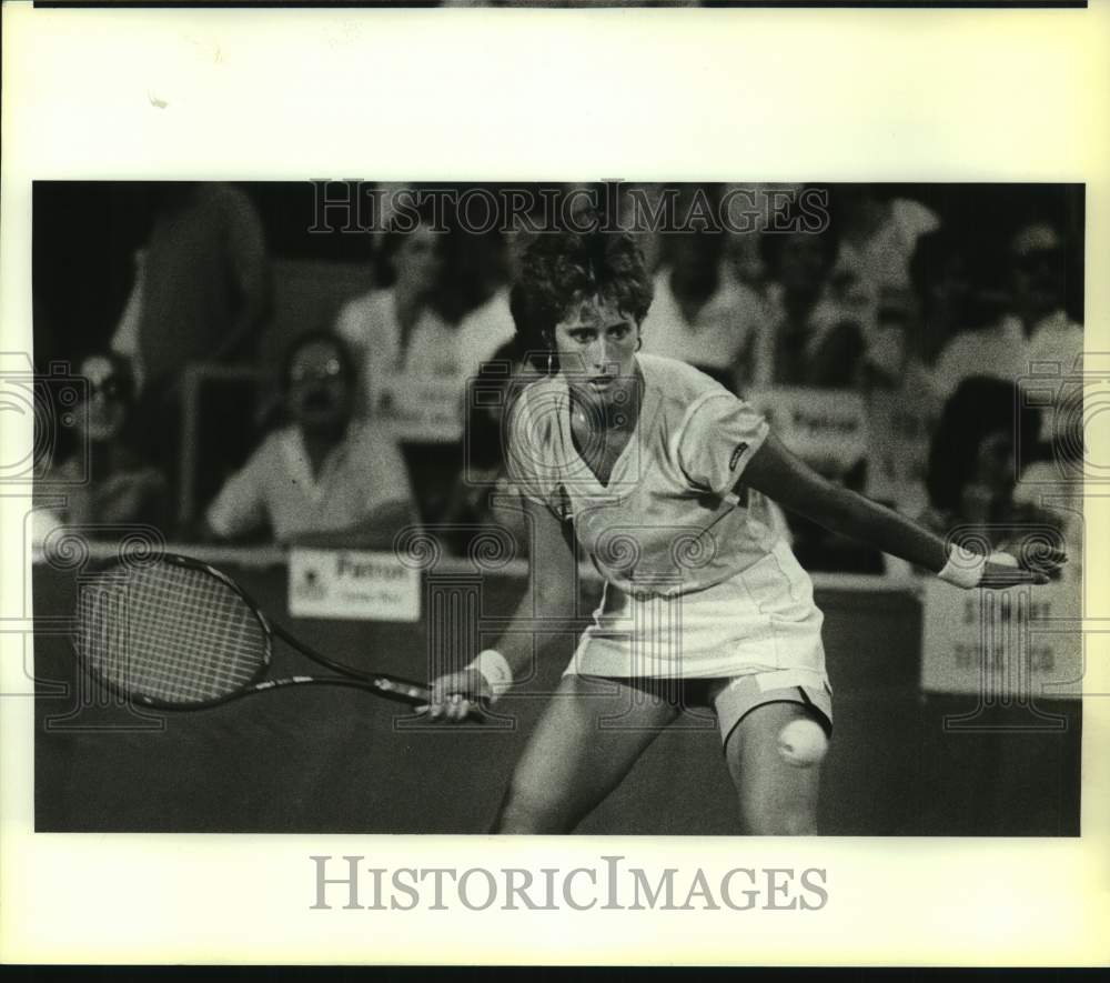 1985 Press Photo San Antonio Racquets tennis player Kim Shaefer - sas17856 - Historic Images