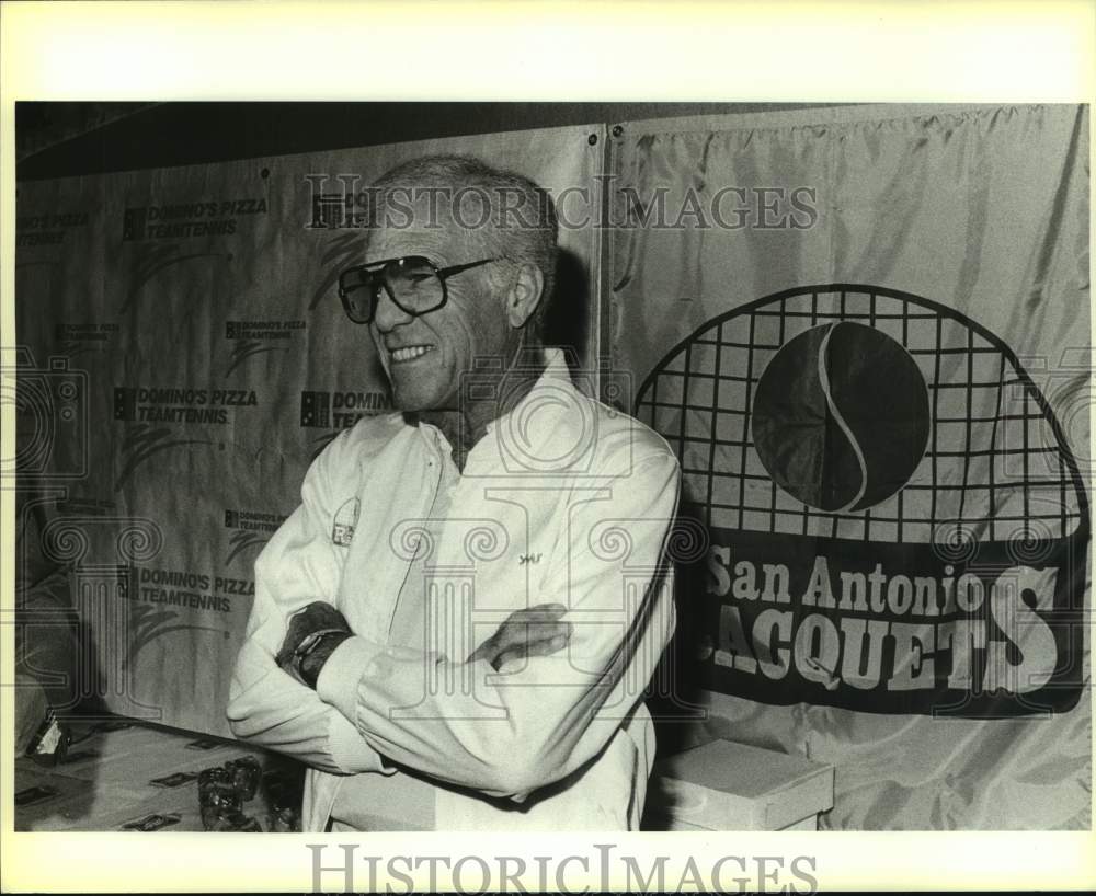 1986 Press Photo San Antonio Racquets team tennis owner Leo Rose - sas17880 - Historic Images