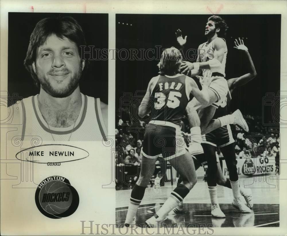 1978 Press Photo Houston Rockets basketball player Mike Newlin - sas17883 - Historic Images