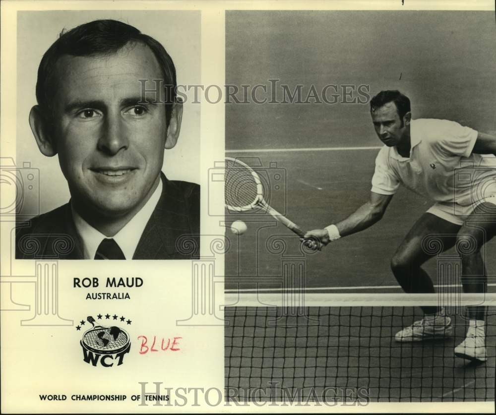 Press Photo World Championship of Tennis player Rob Maud of Australia- Historic Images