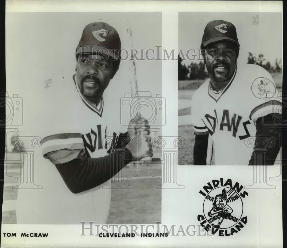 Press Photo Cleveland Indians baseball player Tom McCraw - sas18182- Historic Images