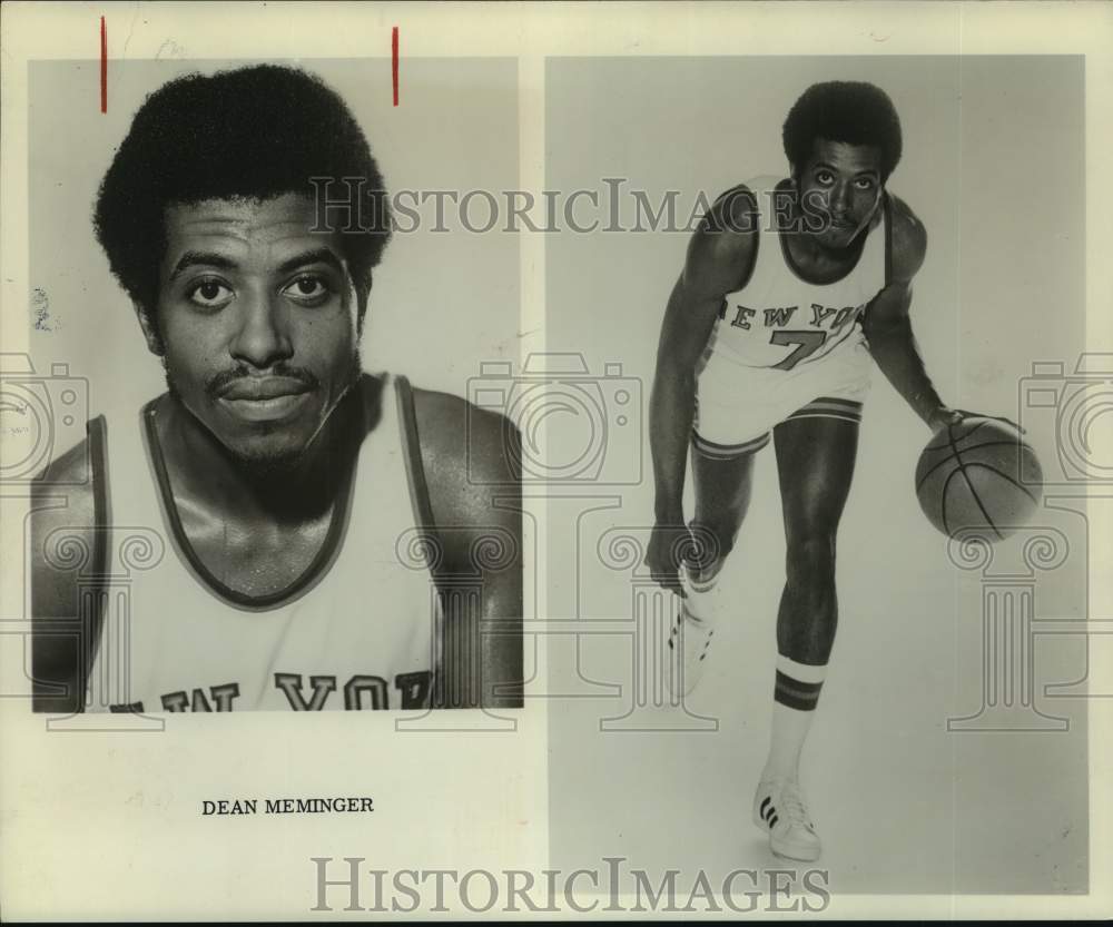 Press Photo New York Knicks basketball player Dean Meminger - sas18240- Historic Images