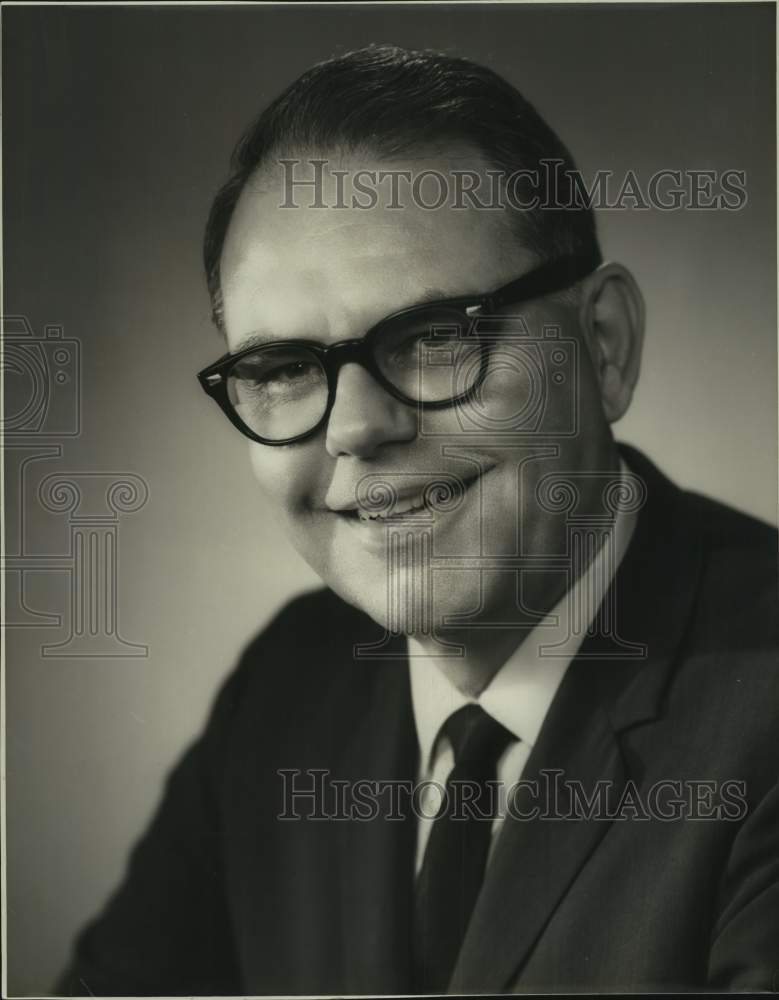 Press Photo Radio personality Allen Dale - sas18310- Historic Images