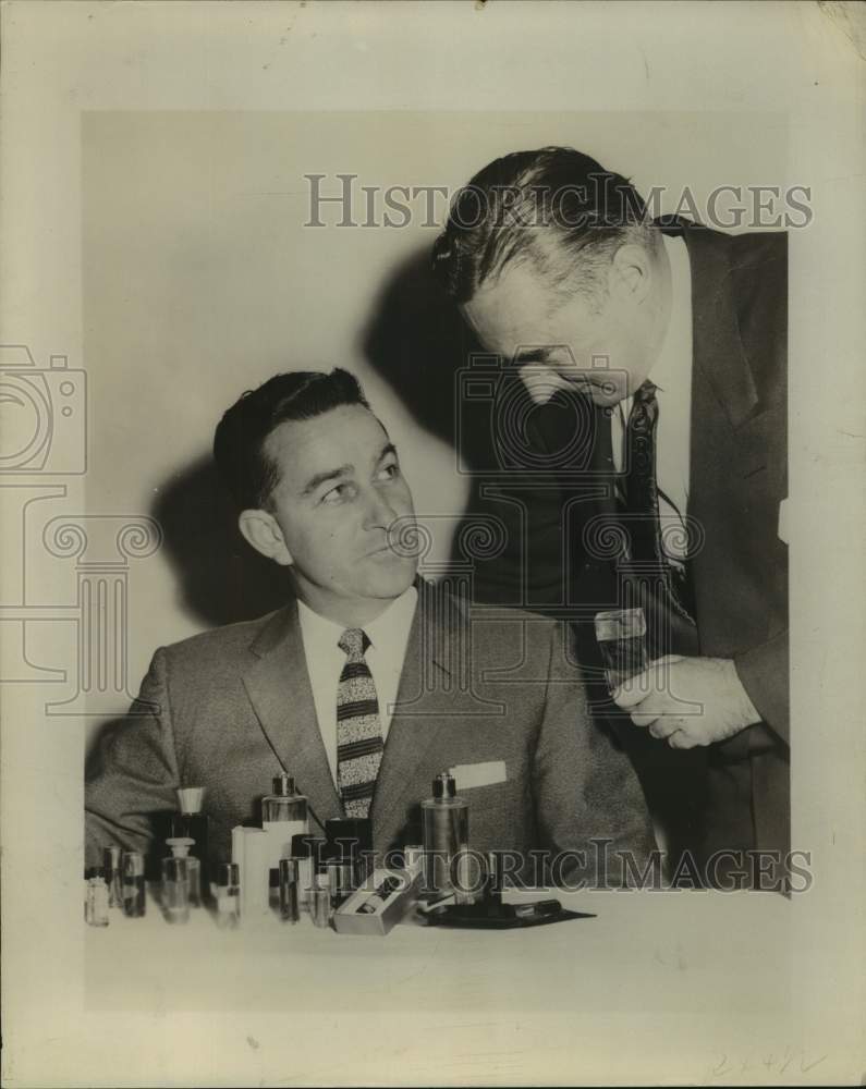 1957 Press Photo John Power Daly, left - sas18313 - Historic Images