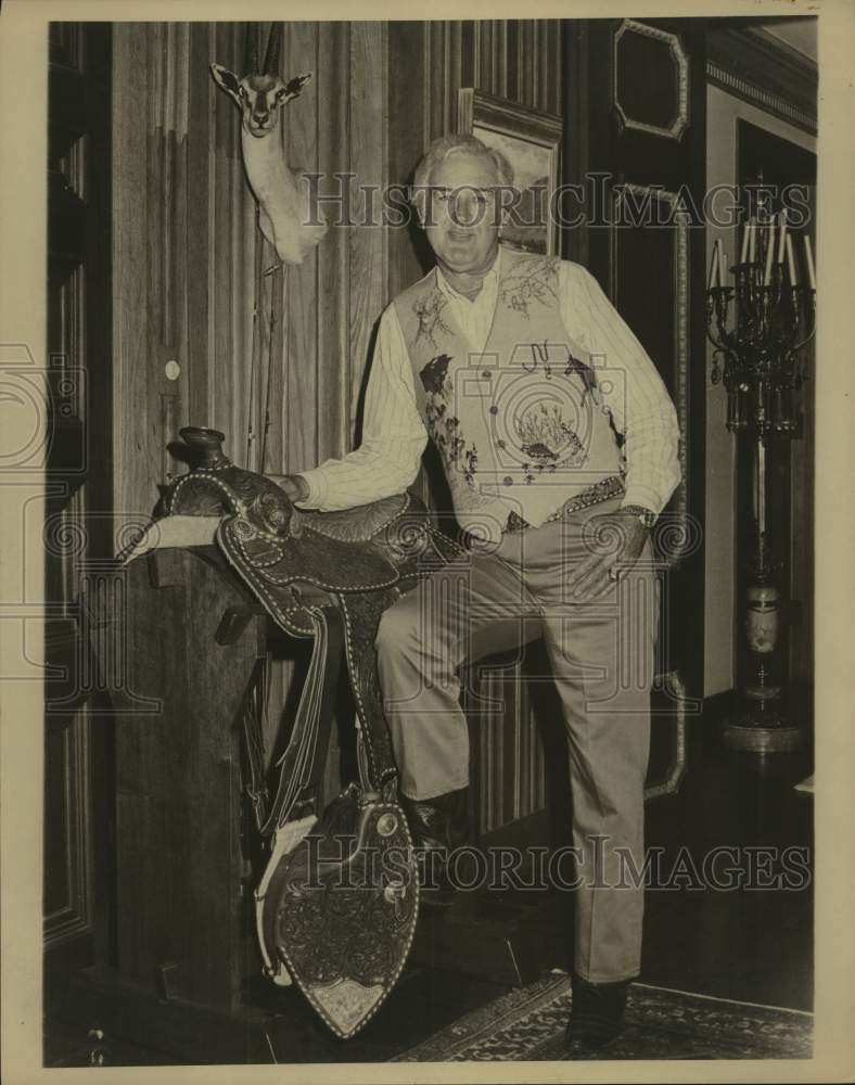 1975 Press Photo Texas governor John Connally - sas18783- Historic Images
