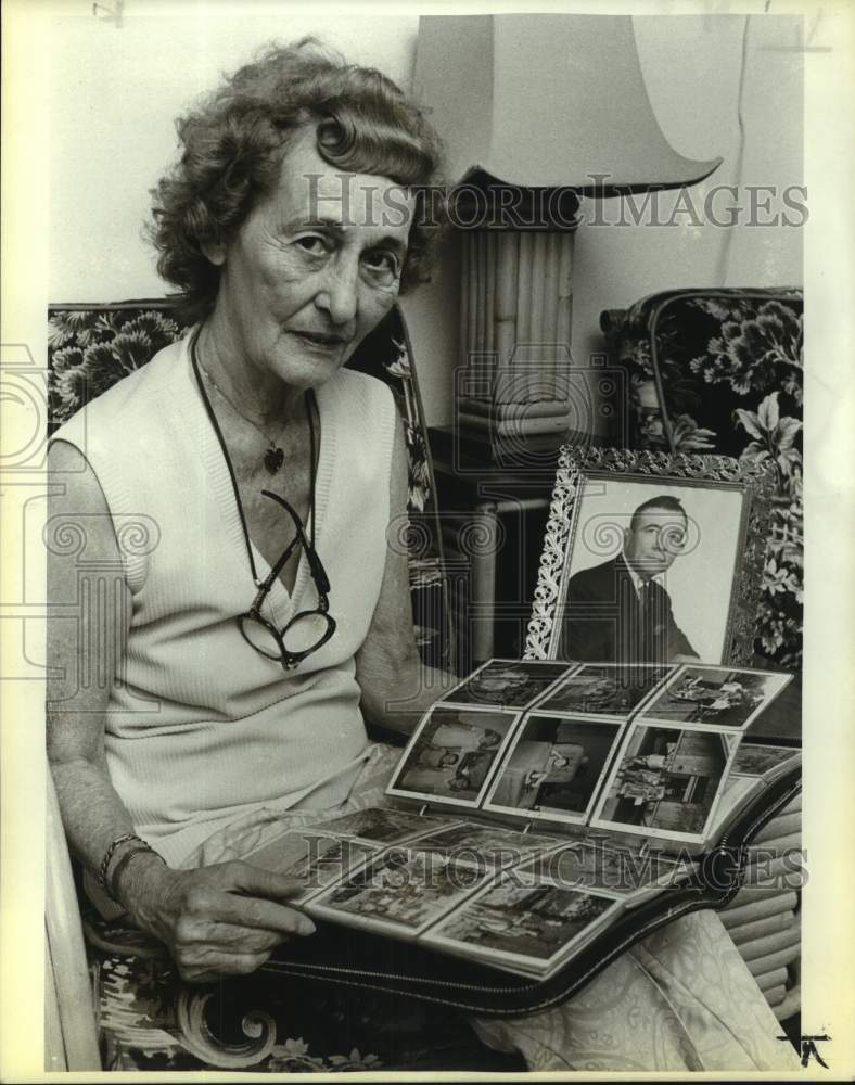 1985 Press Photo Helen Collums, widow of Jim Collums; Alzheimer's - sas18826- Historic Images