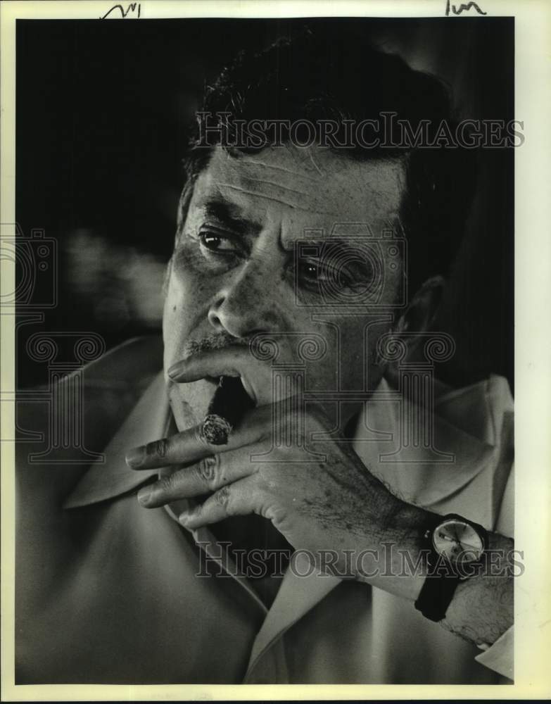 1985 Press Photo Alejandro Cervates Delgado, governor of Guerrero, Mexico - Historic Images