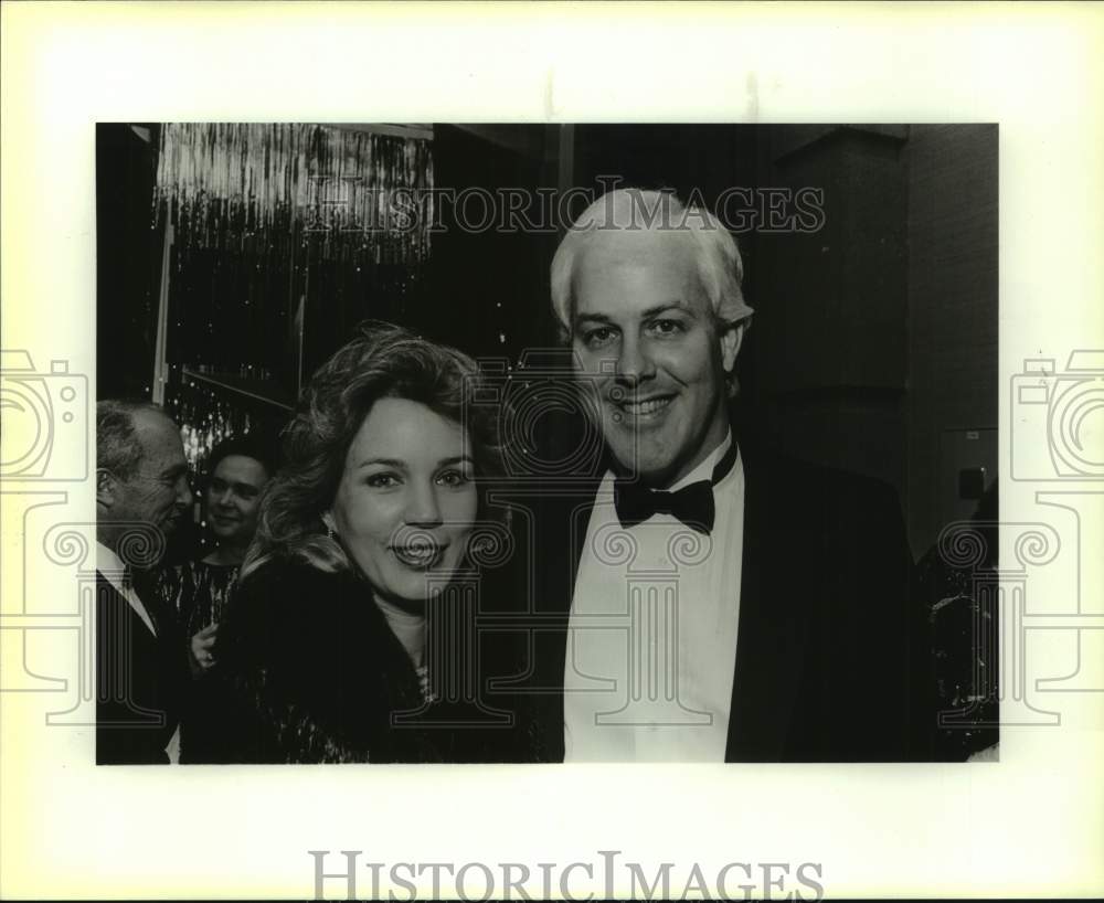 1987 Press Photo Sandy & Judge John Cornyn at a Ball - sas19083- Historic Images