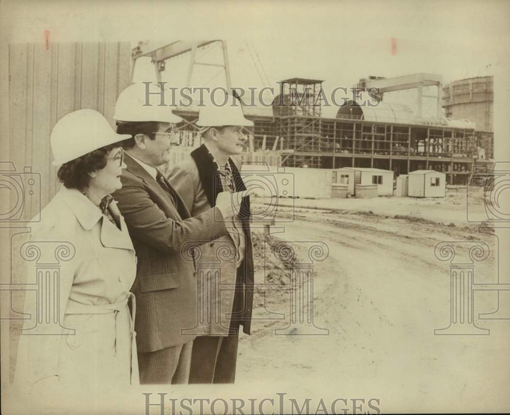 1979 Press Photo Mayor Lila Cockrell, George Opresa &amp; Louis Stumberry- Historic Images