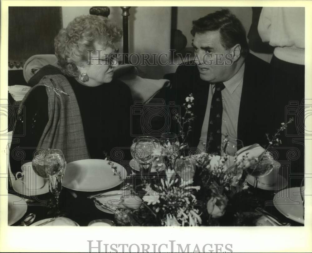 1989 Press Photo Adelaide Australia Lord Mayor Steve Condus & Helen Dutmer - Historic Images
