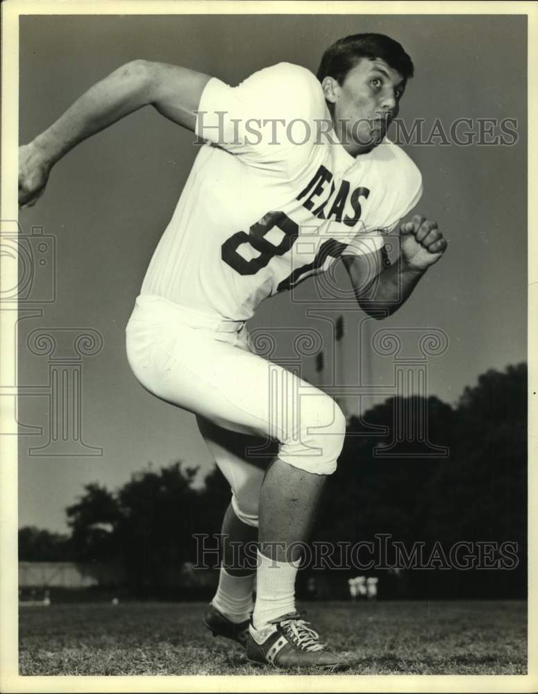 Press Photo Football Player Bill Zapalac - sas19718 - Historic Images