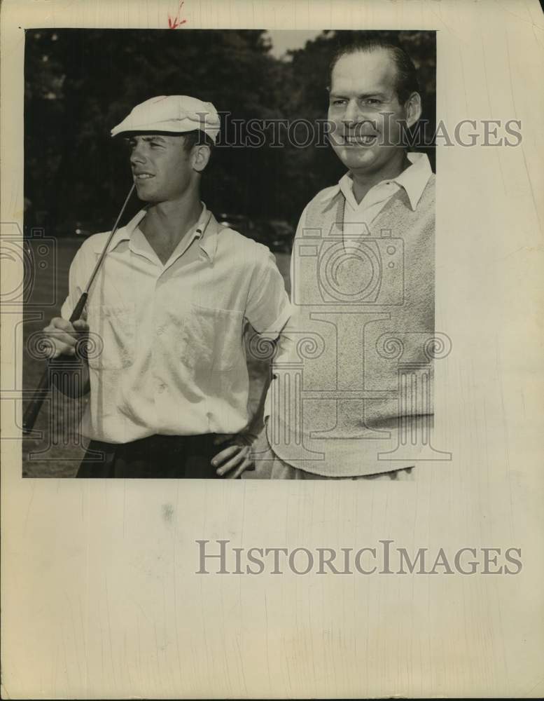 1950 Press Photo Golfers Erfurth & Watts - sas19786- Historic Images