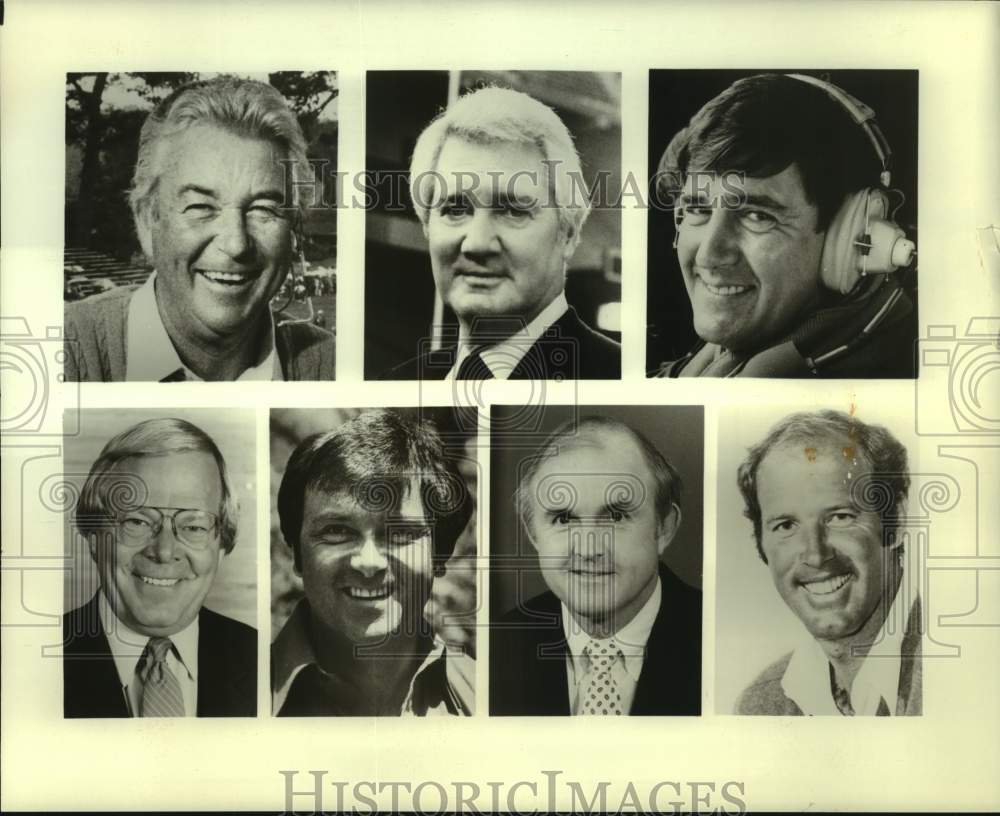 1984 Press Photo CBS Sports Tournament Players Championship Golf TV Commentators- Historic Images