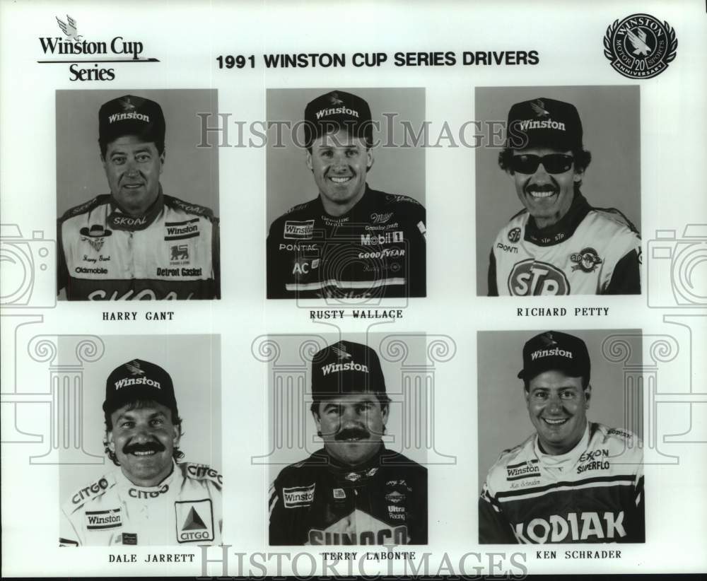 1991 Press Photo Winston Cup Series Driver Portraits - sas20847- Historic Images