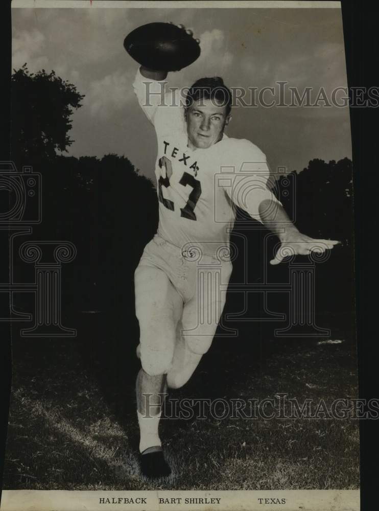 1959 University of Texas Football Player Bart Shirley About to Pass - Historic Images