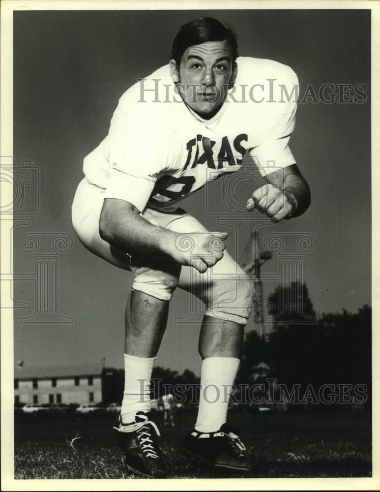 University of Texas Football Player Stan Mauldin on Field at Stadium - Historic Images