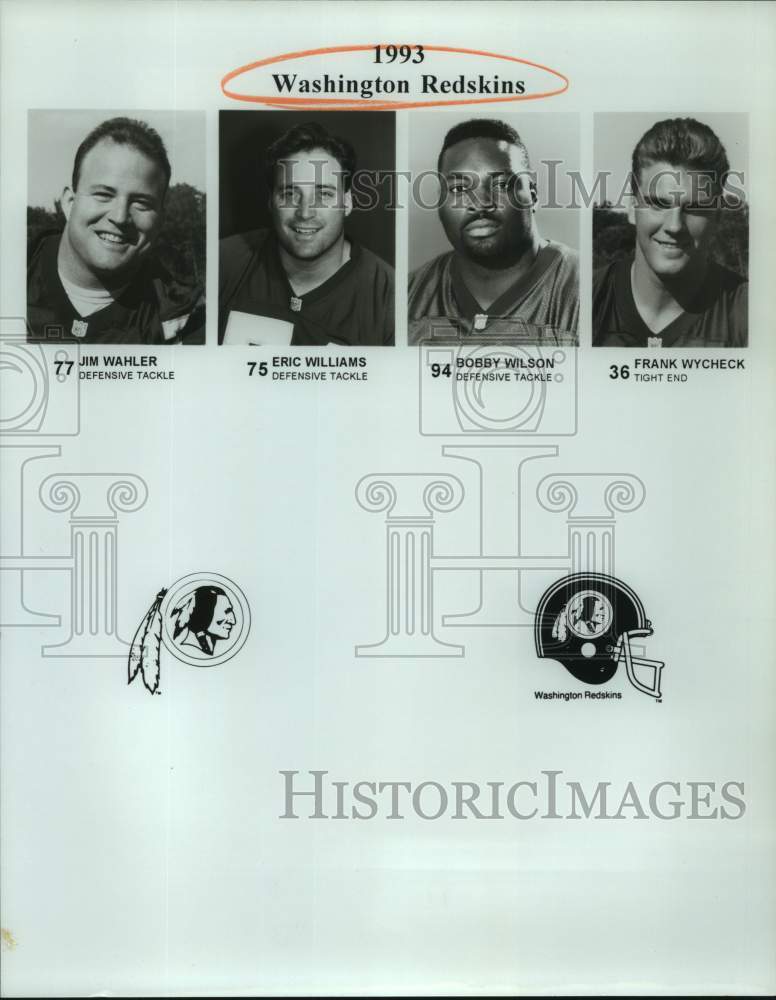 1993 Washington Redskins Football Player Portraits - Historic Images