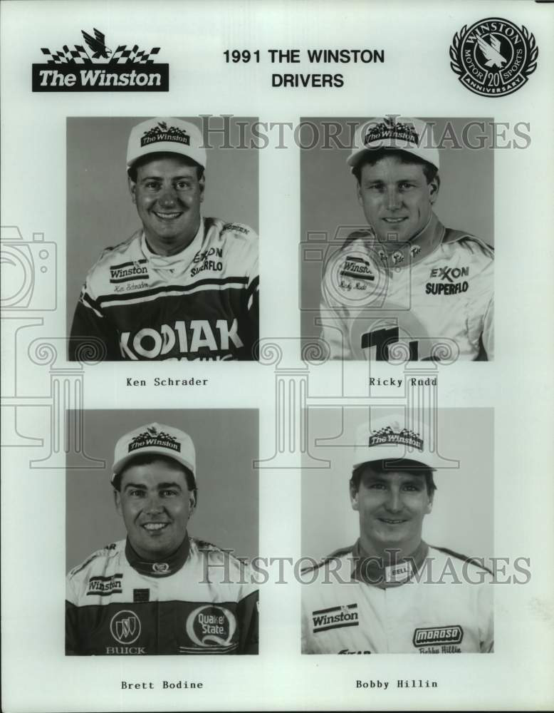 1991 The Winston Race Driver Mugshots - Historic Images