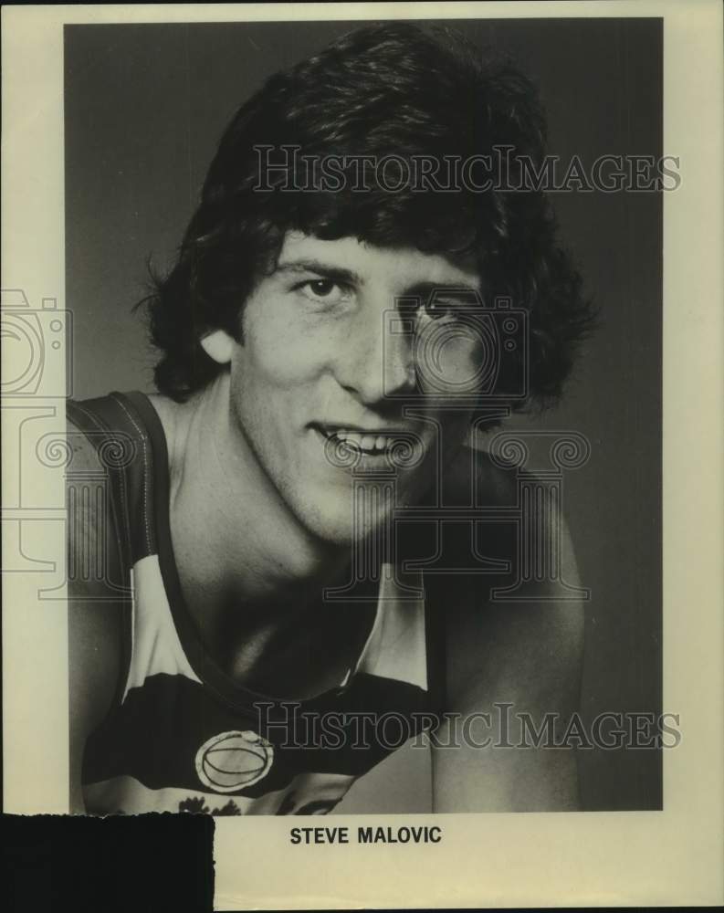 Press Photo Basketball Player Steve Malovic - sas21791 - Historic Images