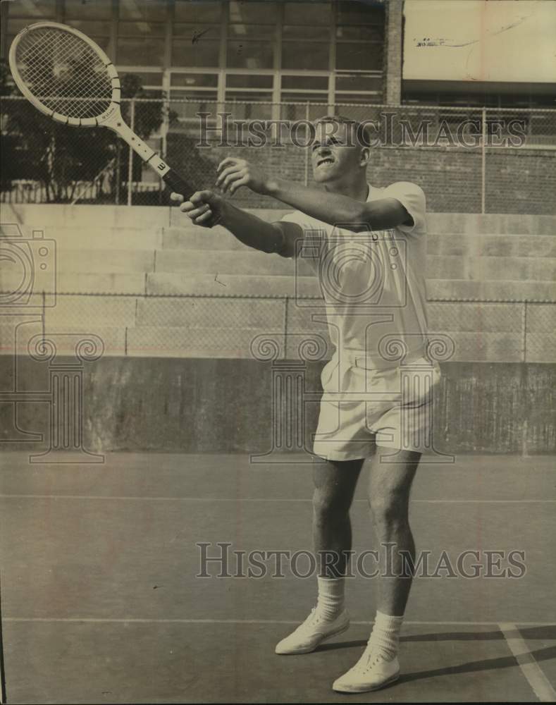 Press Photo Tennis Player Butch Newman - sas21853- Historic Images