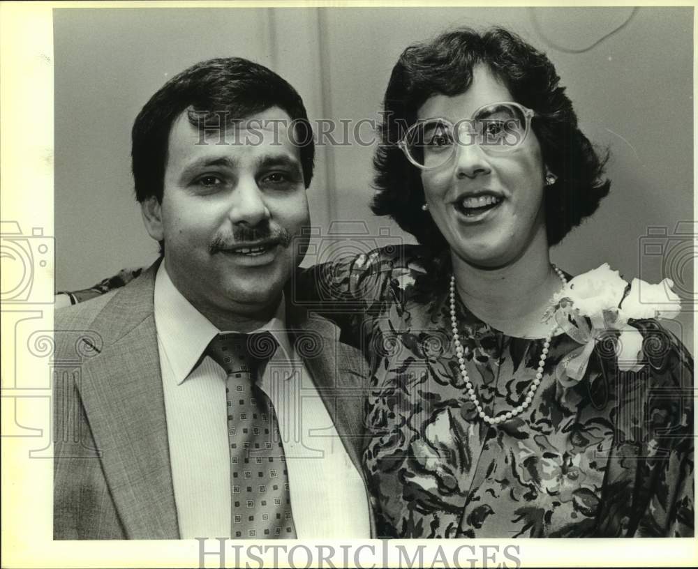 1988 Press Photo Stuart & Andrea Cohn at St. Antony's - sas21989 - Historic Images